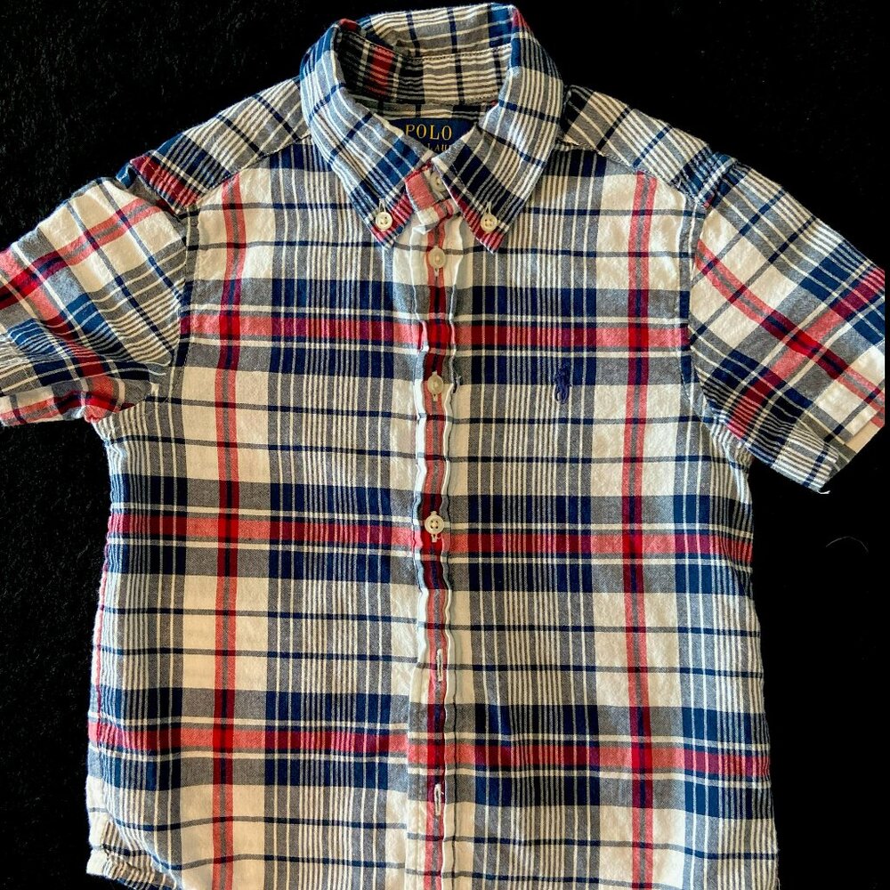 Polo Ralph Lauren Toddler Boys Cotton Short Sleeve Shirt